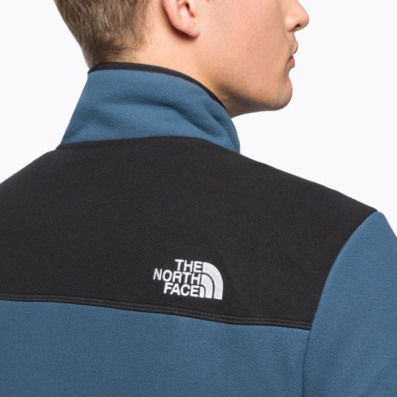 Мъжки поларен пуловер The North Face Homesafe Snap Neck Fleece Pullover blue NF0A55HMMPF1 6