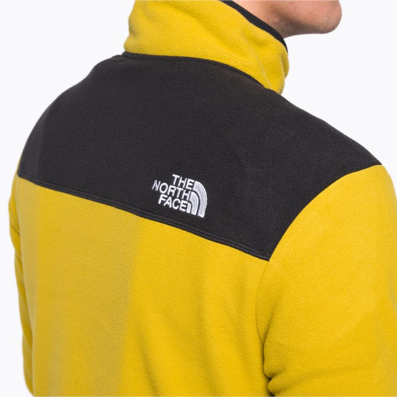 Мъжки поларен пуловер The North Face Homesafe Snap Neck Fleece Pullover yellow NF0A55HM76S1 5