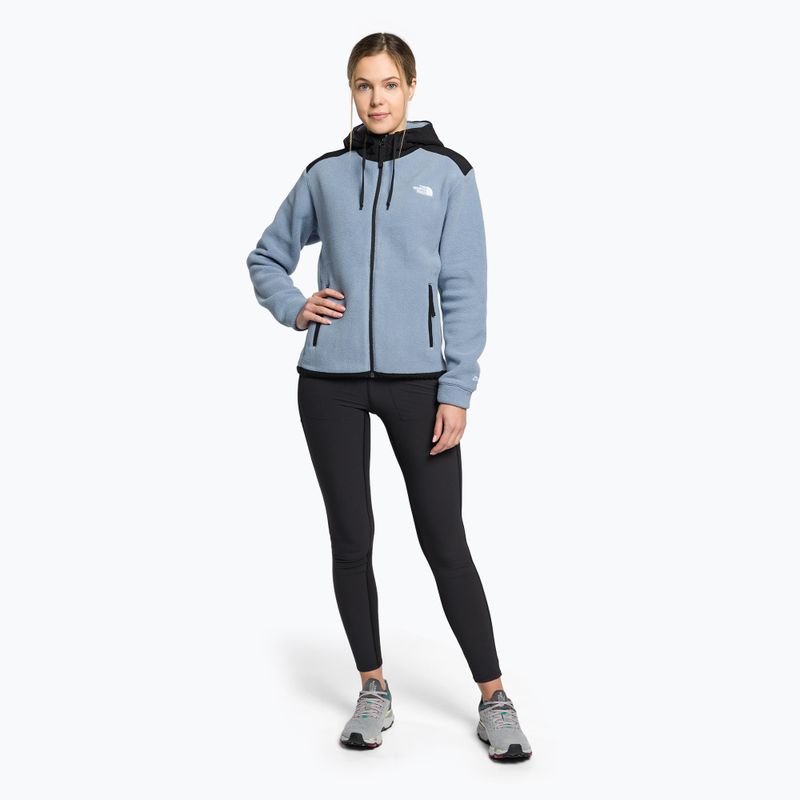 Дамски поларен суитшърт The North Face Alpine Polartec 200 FZ с качулка син NF0A7UJS7V51 2