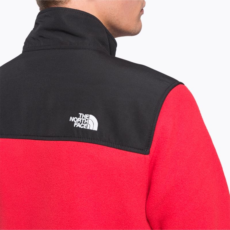 Мъжки суитшърт The North Face Alpine Polartec 200 FZ от полар червен NF0A7WWLKZ31 5