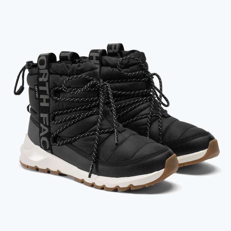 Дамски ботуши за трекинг The North Face Thermoball Lace Up black/gardenia white 4