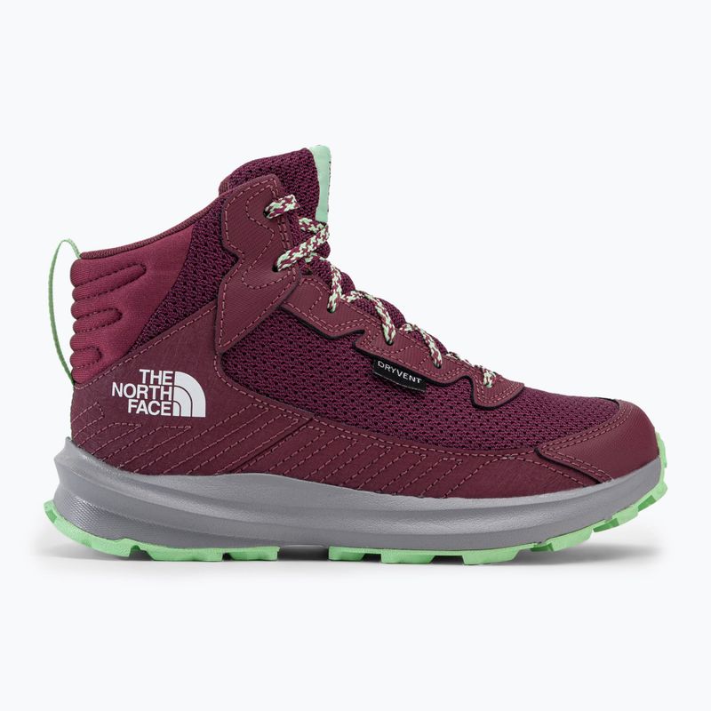 Детски ботуши за трекинг The North Face Fastpack Hiker Mid WP розови NF0A7W5V9Z21 2