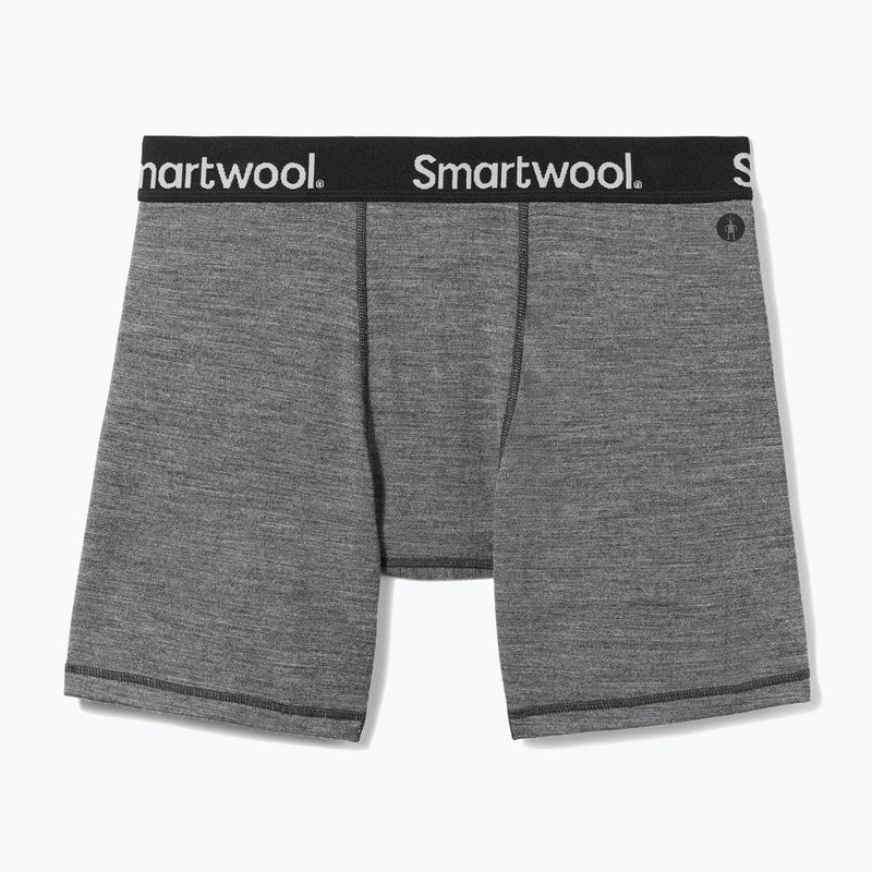 Мъжки термални боксерки Smartwool Brief Boxed medium gray heather 3