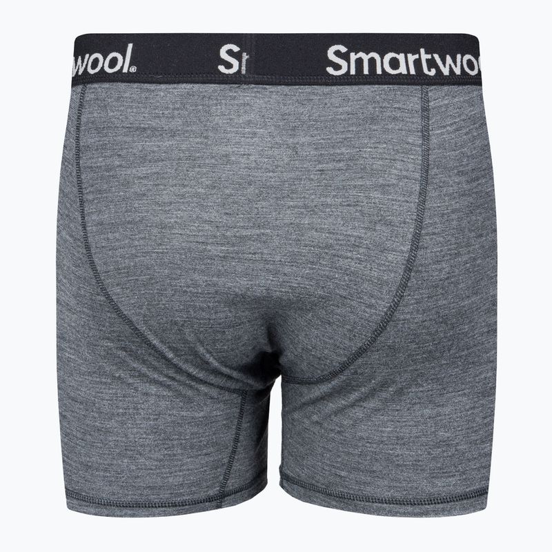 Мъжки термални боксерки Smartwool Brief Boxed medium gray heather 2