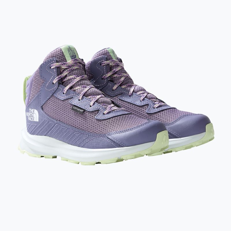 Детски ботуши за трекинг The North Face Fastpack Hiker Mid Wp lunar slate/lupine 11