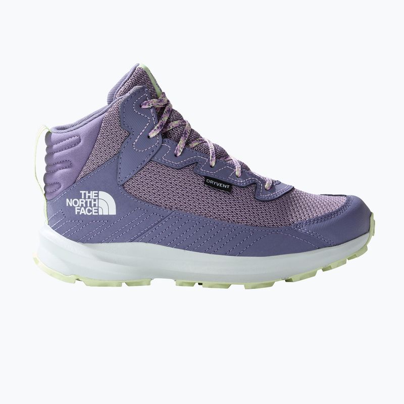 Детски ботуши за трекинг The North Face Fastpack Hiker Mid Wp lunar slate/lupine 12