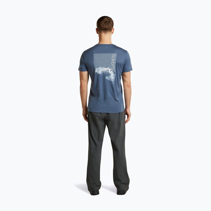Мъжка термоактивна тениска Icebreaker Merino 150 Tech Lite Pure Altitude Dawn 4