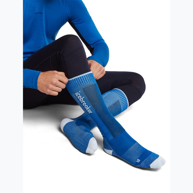 Мъжки скиорски чорапи Icebreaker Merino Ski+ lazuri/snow/midnavy 4