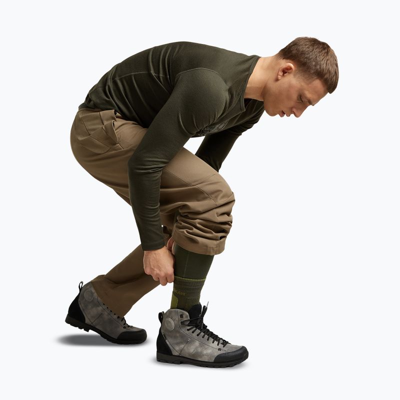 Мъжки чорапи Icebreaker Merino Hike+ Medium Crew dark loden/sphagnum 5
