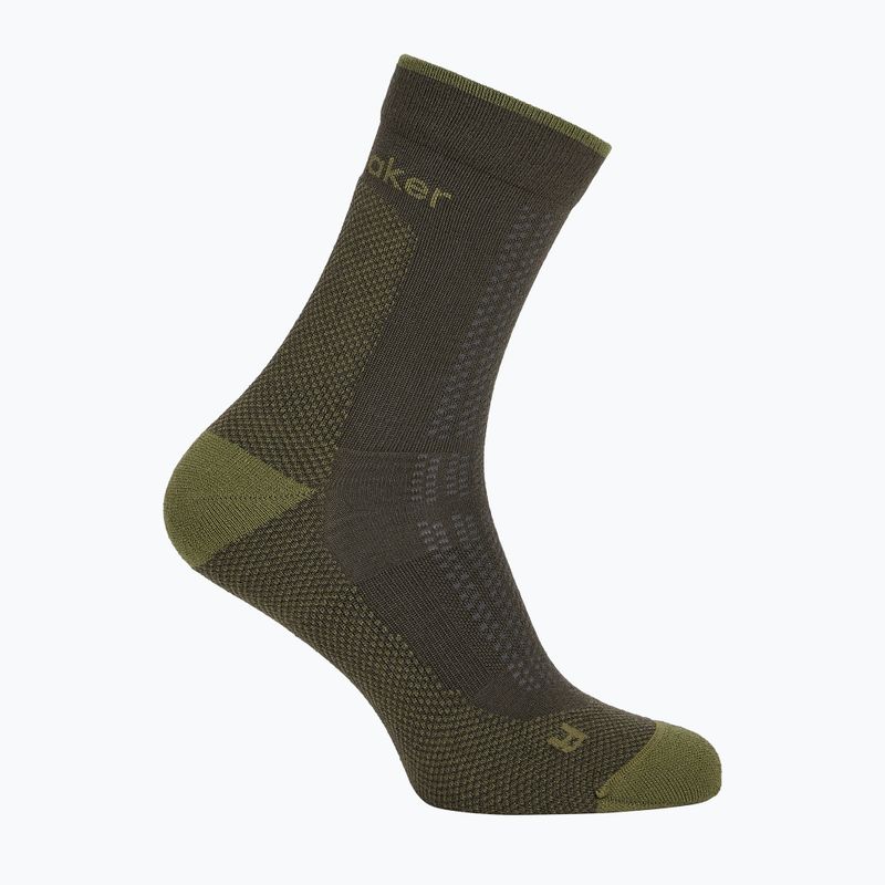 Мъжки чорапи Icebreaker Merino Hike+ Ultralight Quarter dark loden/sphagnum 2