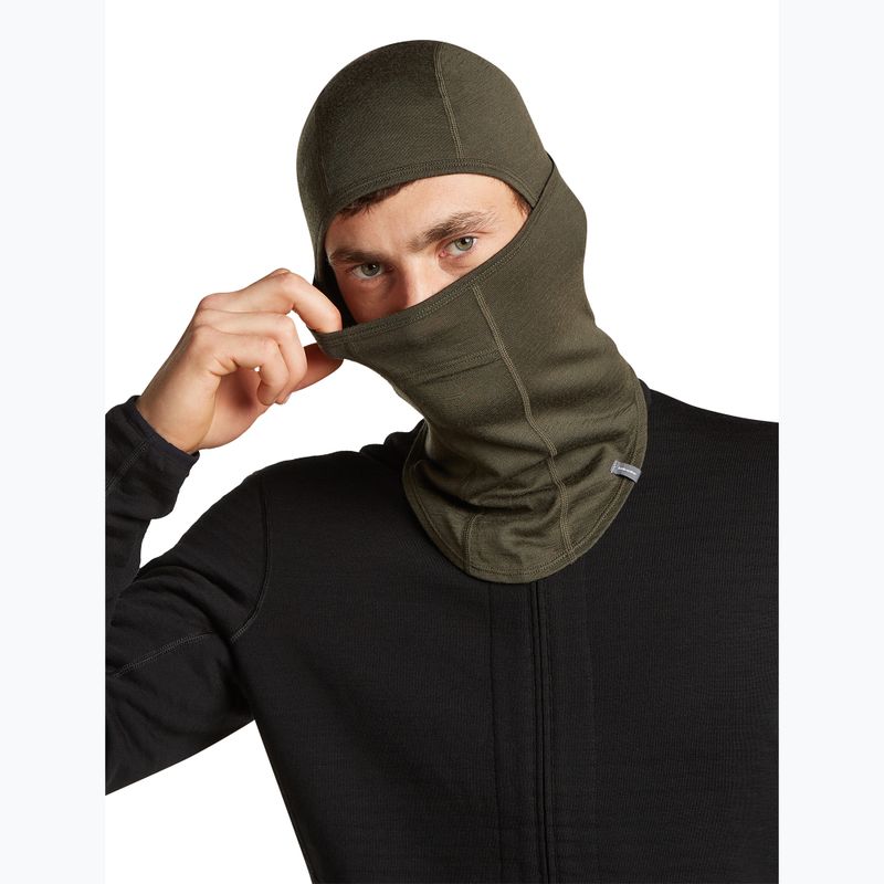 Шапка маска icebreaker Oasis Balaclava dark loden 4