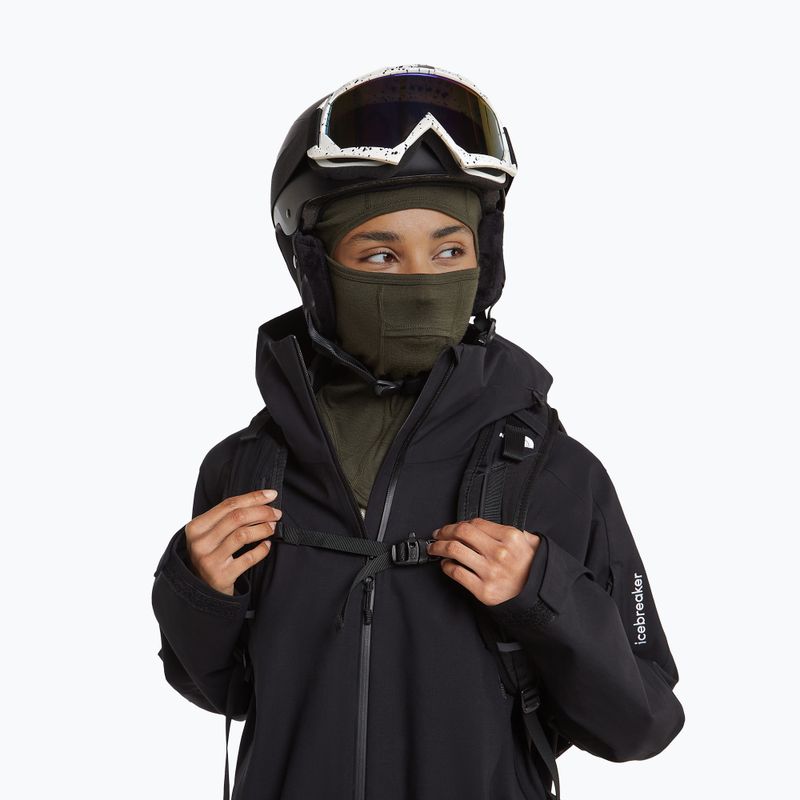 Шапка маска icebreaker Oasis Balaclava dark loden 6