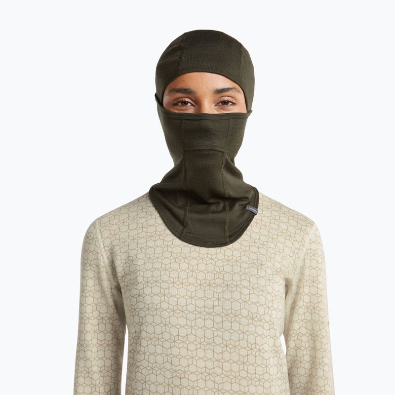 Шапка маска icebreaker Oasis Balaclava dark loden 7