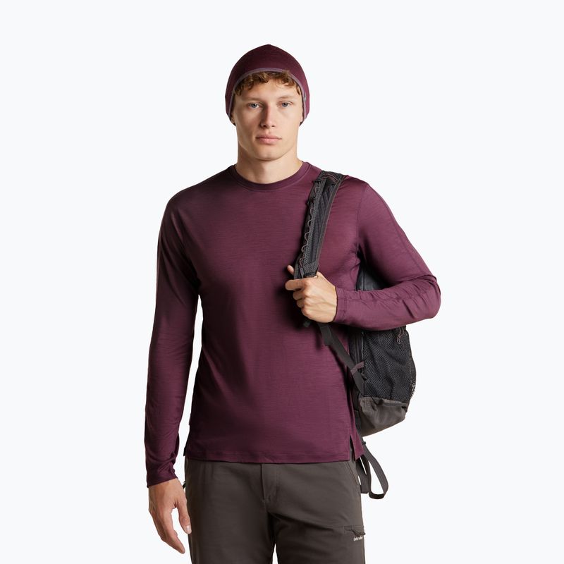 Шапка icebreaker Merino 200 Oasis Reversible Beanie berry/grey plum 5