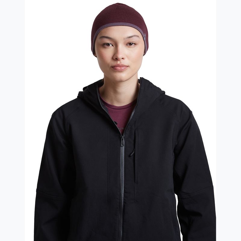 Шапка icebreaker Merino 200 Oasis Reversible Beanie berry/grey plum 9