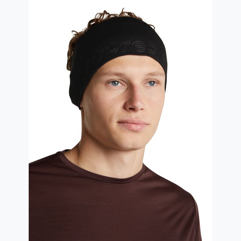 Лента за глава icebreaker Merino 260 Tech black 3