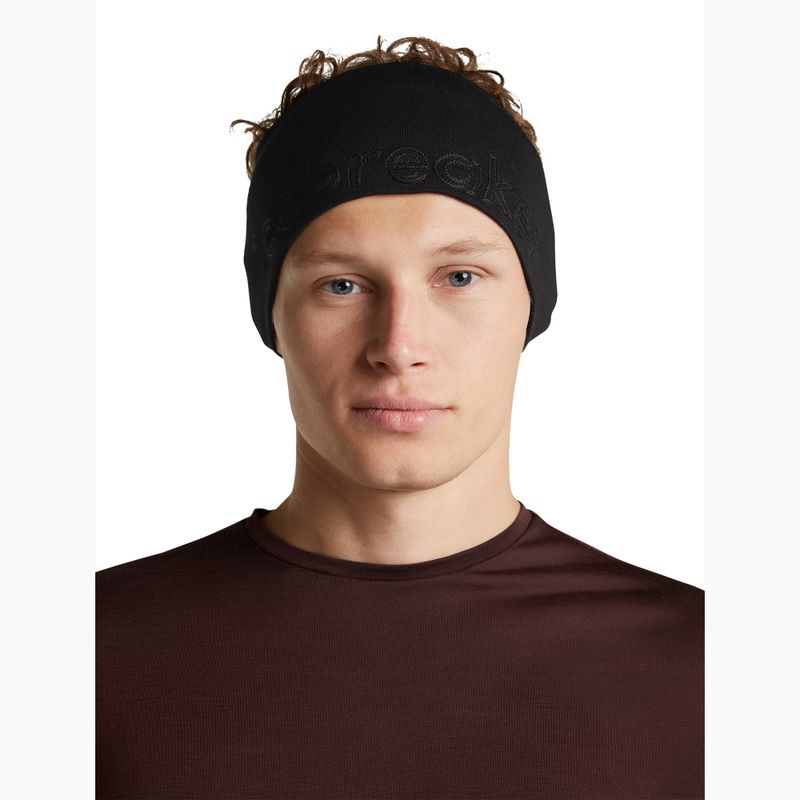 Лента за глава icebreaker Merino 260 Tech black 4