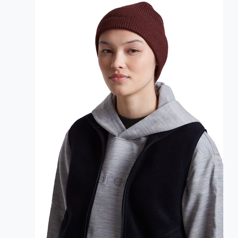 Зимна шапка icebreaker Merino All Day Toque Beanie port/bittersweet 6