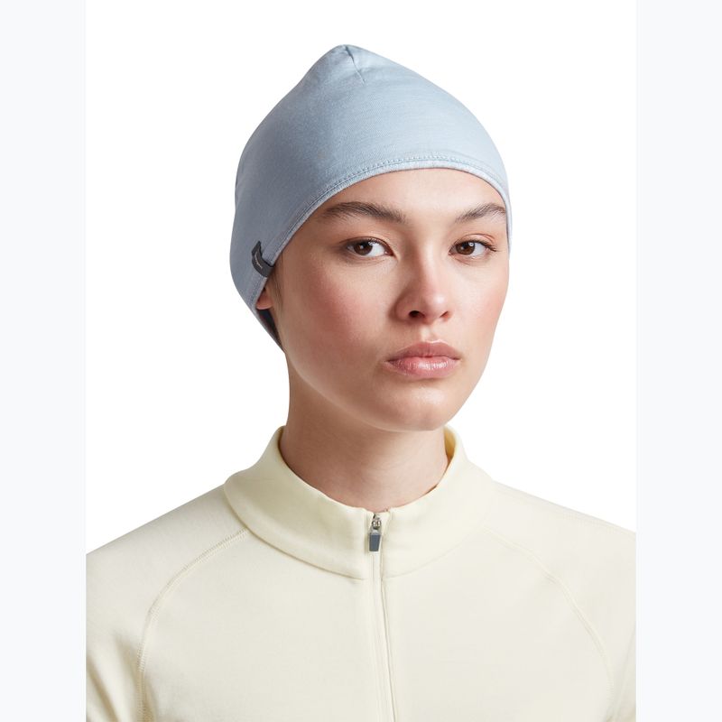 Шапка icebreaker Merino 260 Oasis Vertex Reversible Beanie Chillwave snow/zinc blue 10