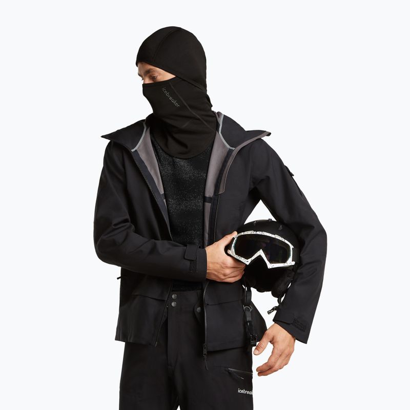 Шапка маска Icebreaker Merino 360 RealFleece Elemental Balaclava black 3