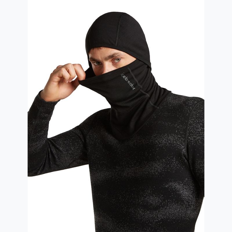 Шапка маска Icebreaker Merino 360 RealFleece Elemental Balaclava black 4