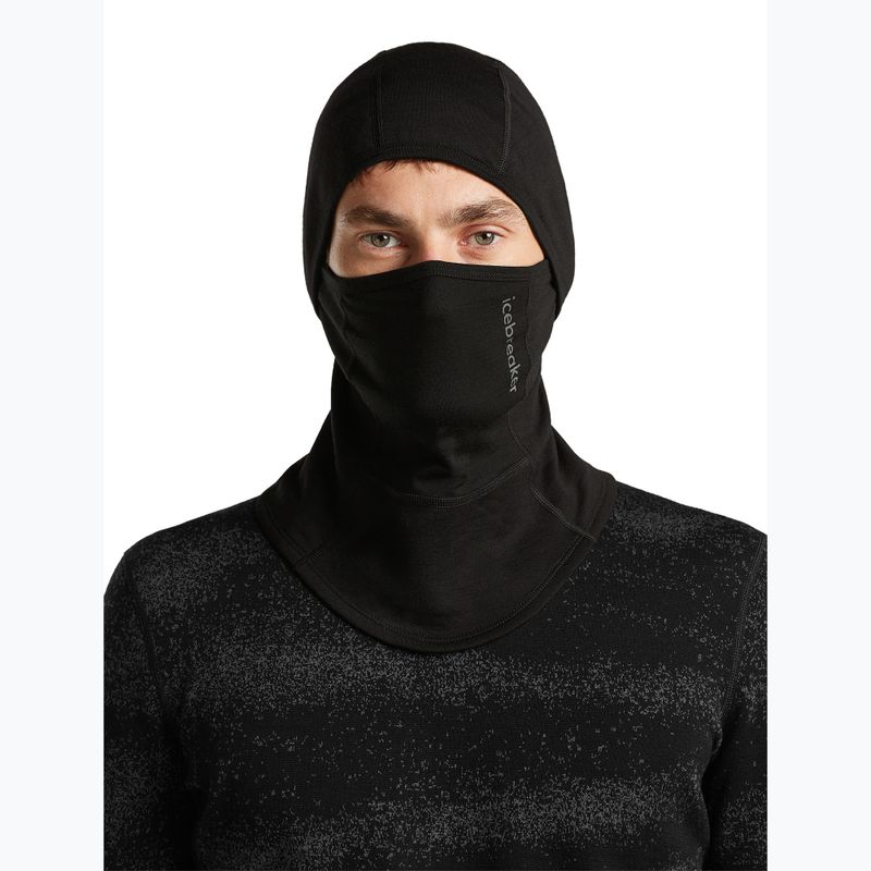 Шапка маска Icebreaker Merino 360 RealFleece Elemental Balaclava black 5
