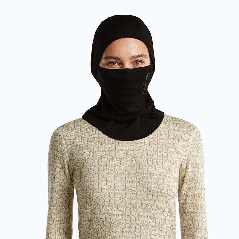 Шапка маска Icebreaker Merino 360 RealFleece Elemental Balaclava black 7