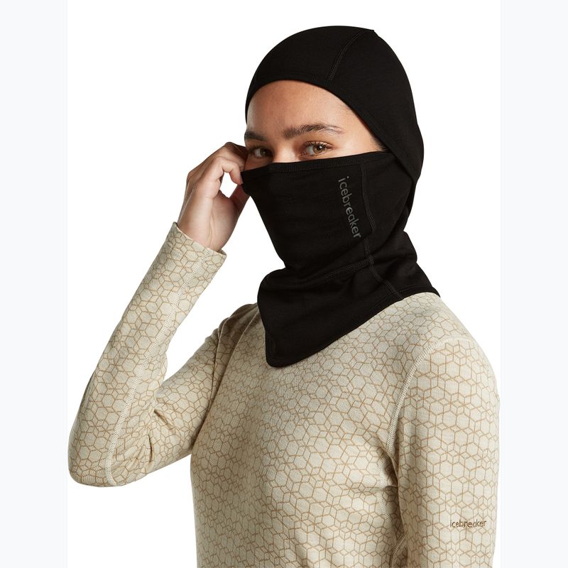 Шапка маска Icebreaker Merino 360 RealFleece Elemental Balaclava black 8