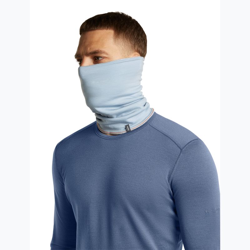 Шал комин icebreaker Merino 260 Oasis Vertex Reversible Chute Chillwave snow/zinc blue 4