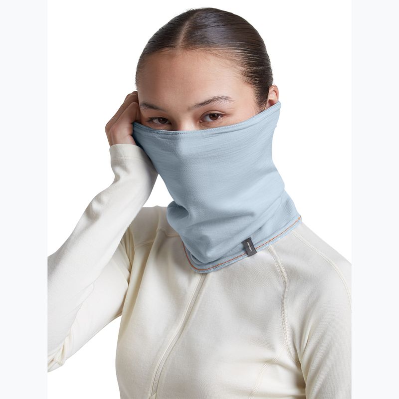 Шал комин icebreaker Merino 260 Oasis Vertex Reversible Chute Chillwave snow/zinc blue 7