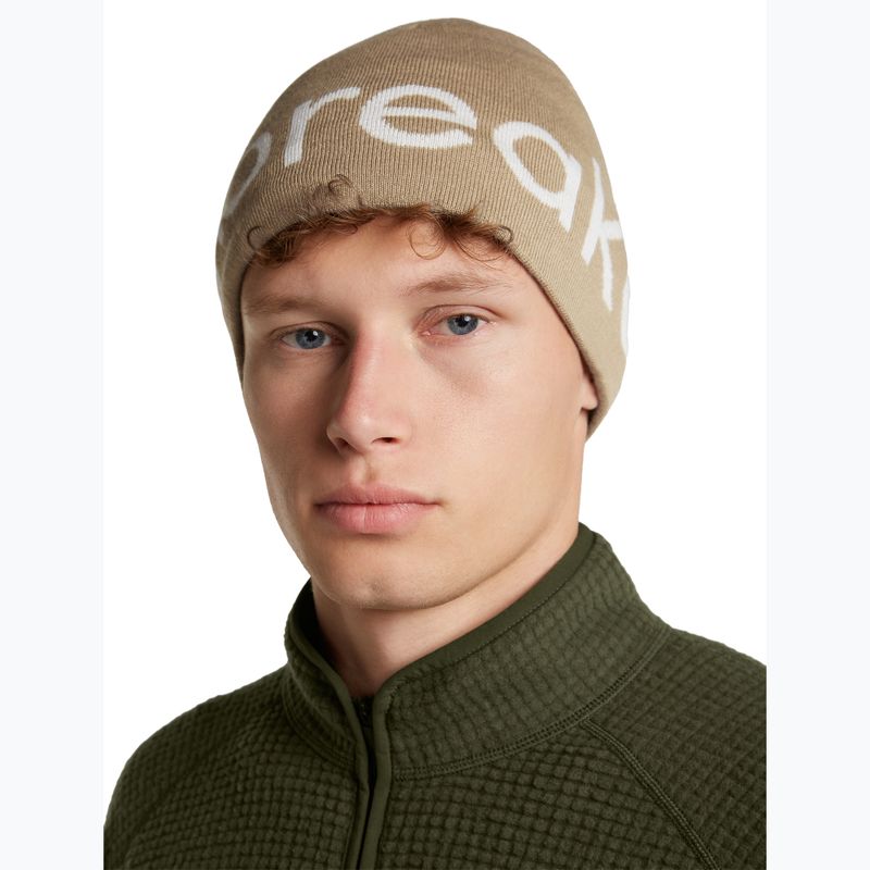 Зимна шапка icebreaker Merino Icebreaker Beanie cumin/ecru heather 4