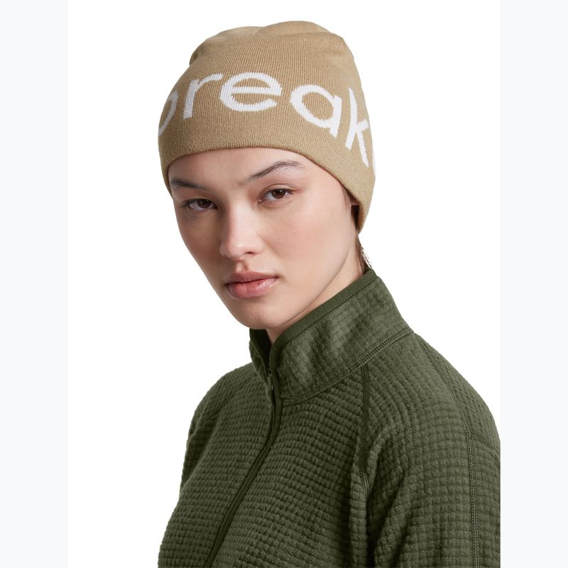 Зимна шапка icebreaker Merino Icebreaker Beanie cumin/ecru heather 7