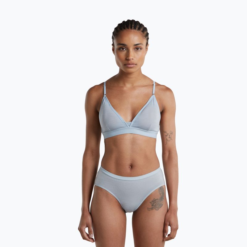 Термоактивен сутиен icebreaker Merino 150 Siren Bra Inserts zinc blue 2