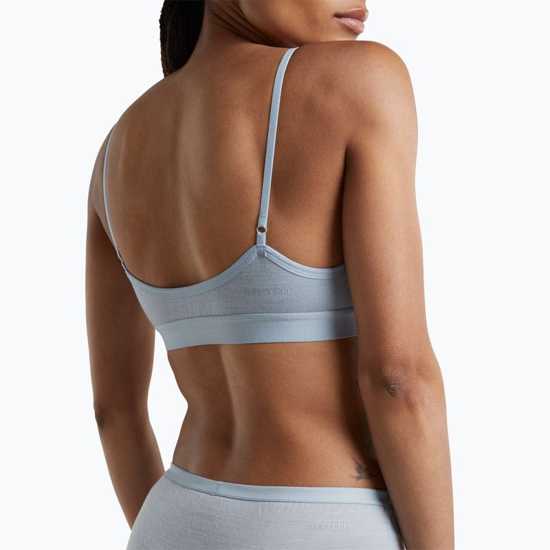 Термоактивен сутиен icebreaker Merino 150 Siren Bra Inserts zinc blue 6
