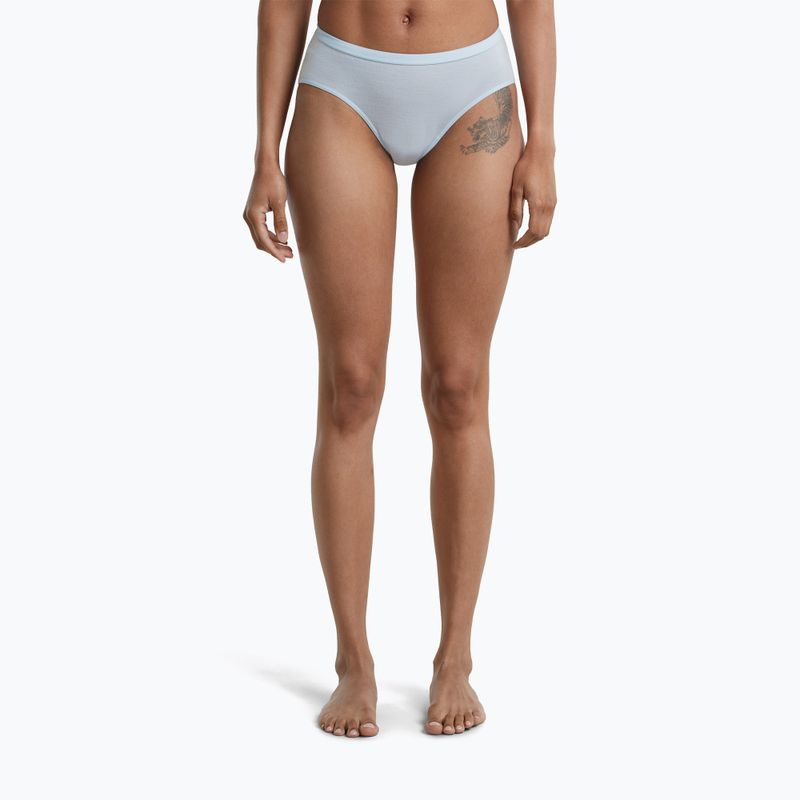 Дамски термо бикини Icebreaker Siren Hipkini zinc blue 2