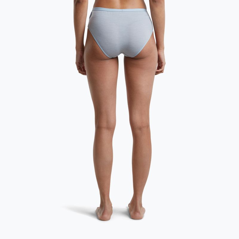 Дамски термо бикини Icebreaker Siren Hipkini zinc blue 4