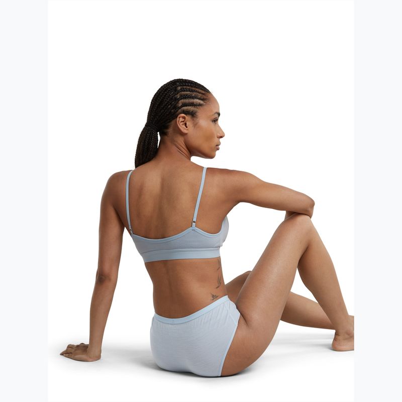 Дамски термо бикини Icebreaker Siren Hipkini zinc blue 5