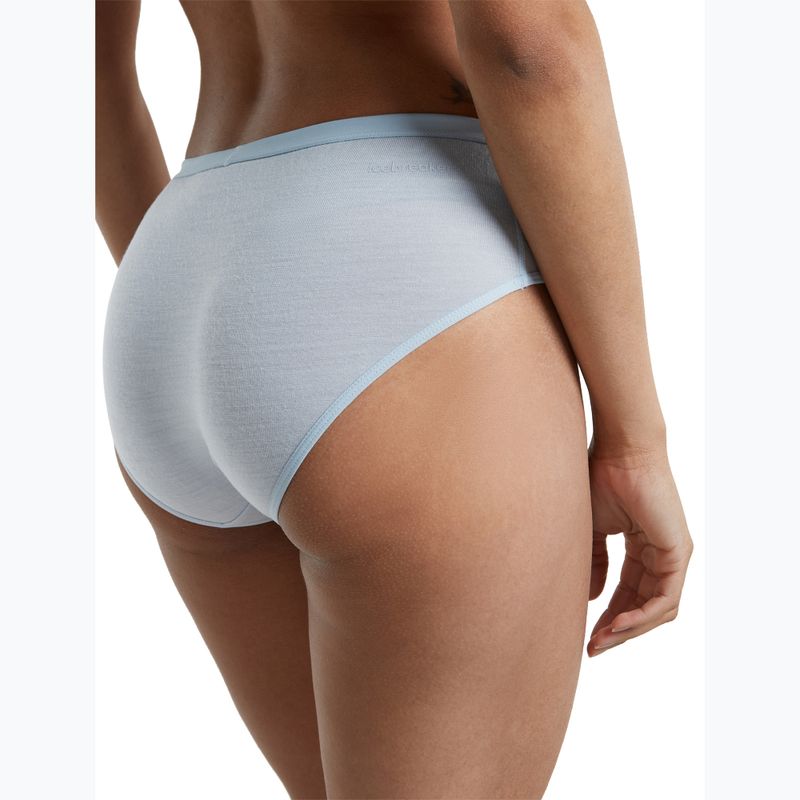 Дамски термо бикини Icebreaker Siren Hipkini zinc blue 6
