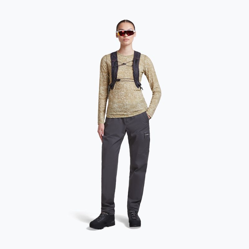 Дамска блуза с дълъг ръкав icebreaker Merino 200 Oasis Crewe Moss Bloom cumin/undyed/aop 2