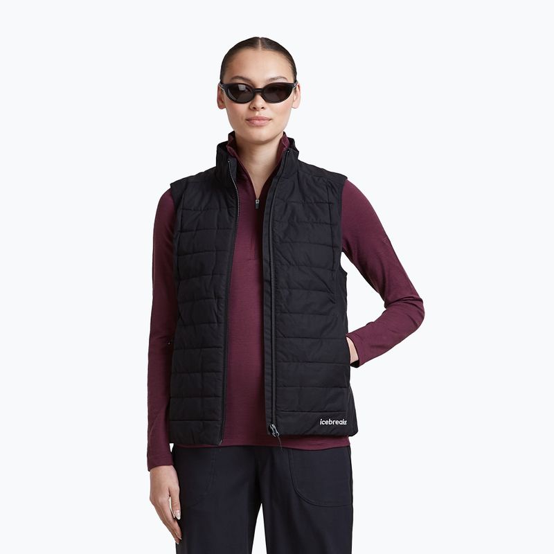 Дамски термоактивен суитшърт Icebreaker 200 Oasis LS Half Zip dark berry 7