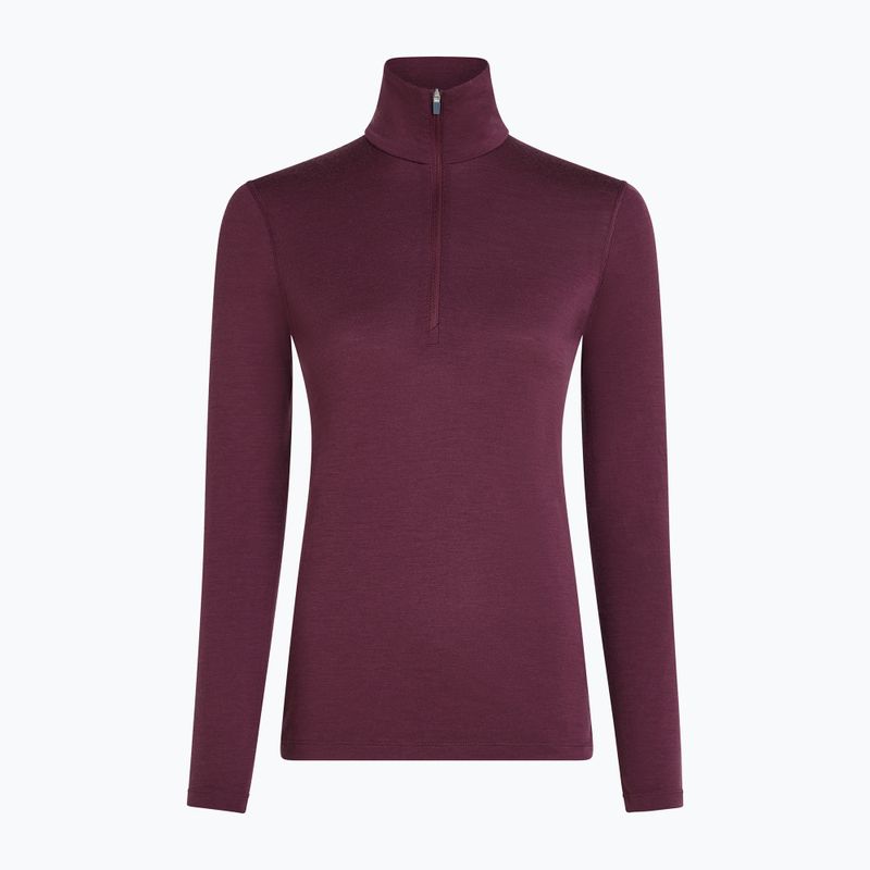 Дамски термоактивен суитшърт Icebreaker 200 Oasis LS Half Zip dark berry 8
