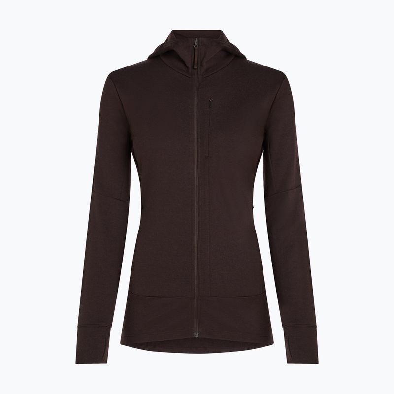 Дамски суитшърт Icebreaker Merino 260 Quantum IV LS Zip Hoodie bittersweet 9