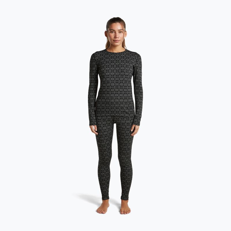 Дамски термоактивни панталони icebreaker Merino 260 Tech Vertex High Rise black/snow 2