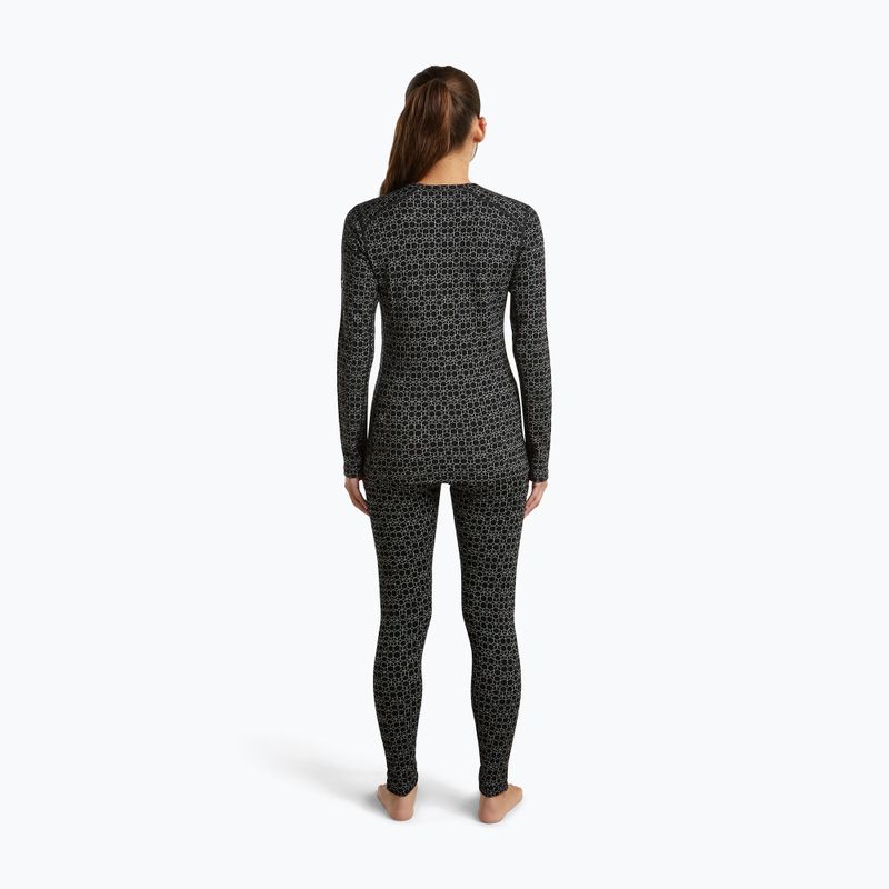 Дамски термоактивен суитшърт Icebreaker Merino 260 Tech Vertex Crewe Black/Snow 4