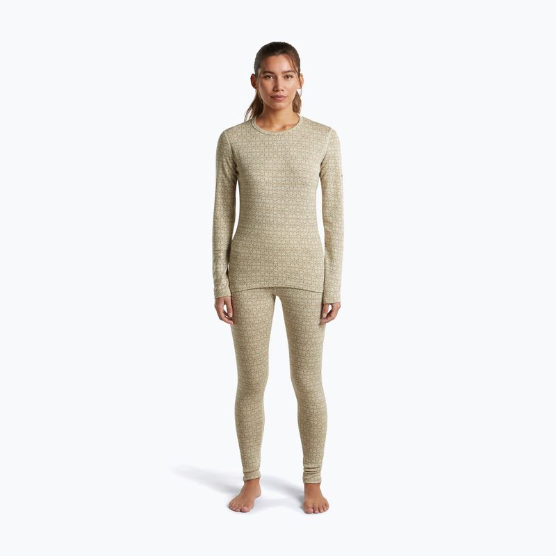 Дамски термоактивен суитшърт Icebreaker Merino 260 Tech Vertex Crewe Undyed/Cumin 2