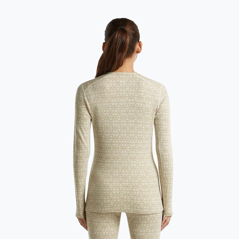 Дамски термоактивен суитшърт Icebreaker Merino 260 Tech Vertex Crewe Undyed/Cumin 3