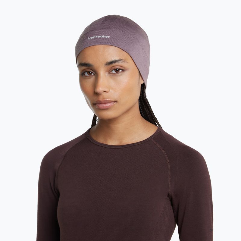 Зимна шапка icebreaker Merino 200 Oasis Beanie grey plum 7