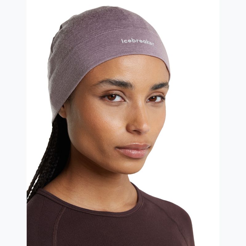 Зимна шапка icebreaker Merino 200 Oasis Beanie grey plum 8