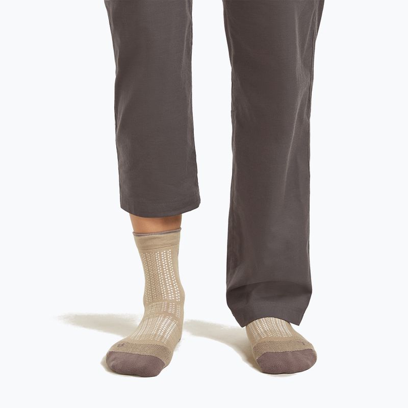 Дамски чорапи Icebreaker Merino Hike+ Ultralight Quarter pink quartz/porcini 3