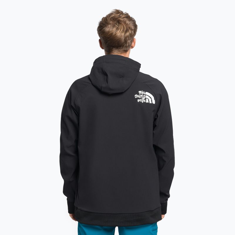 Мъжки суитшърт The North Face Printed Tekno Hoodie black NF0A7ZUHKY41 4